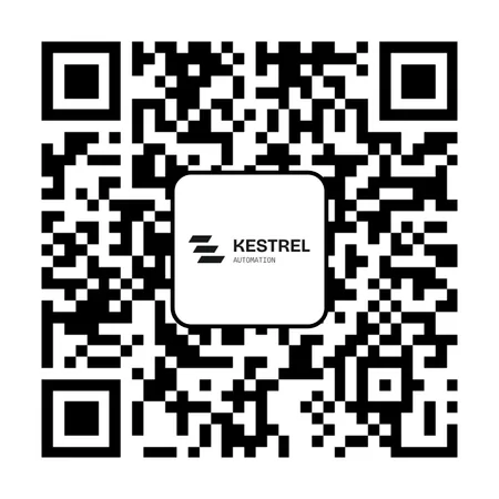A branded QR code with a logo mark knocked into the centre